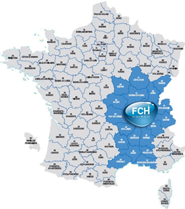 Couverture géographique FCH